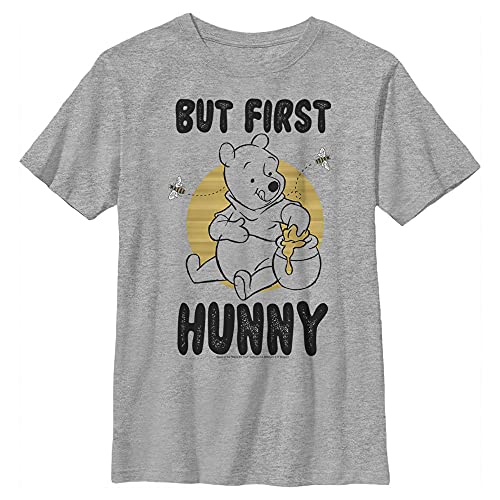 Disney Winnie l'ourson First Hunny t-shirt manches courtes garçon gris chiné XS