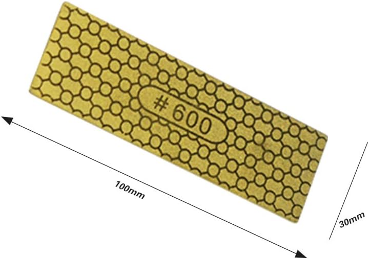 Miniatura 8 de Piedra de banco de diamante de doble cara de 8 x 3 pulgadas, kit de grano 400# 1000 # 1000, juego de afilado de diamante grande, juego de afilado de