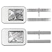 1 Set Autoclavable Implant Locating Guide Ruler with Replacement Planting Positioning Locator Angle Ruler Guage