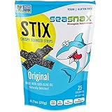 SeaSnax Stix Crispy Seaweed Strips, Original, 0.7 Ounce
