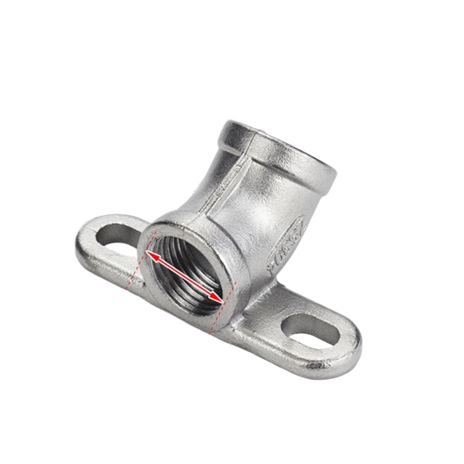 Coude de fil intérieur 6 points en inox 304 résistant à la haute pression