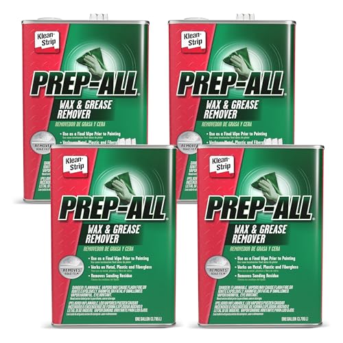 Klean-Strip Prep-All Wax and Grease Remover 4-Pack, Multi-Surface Paint Prep