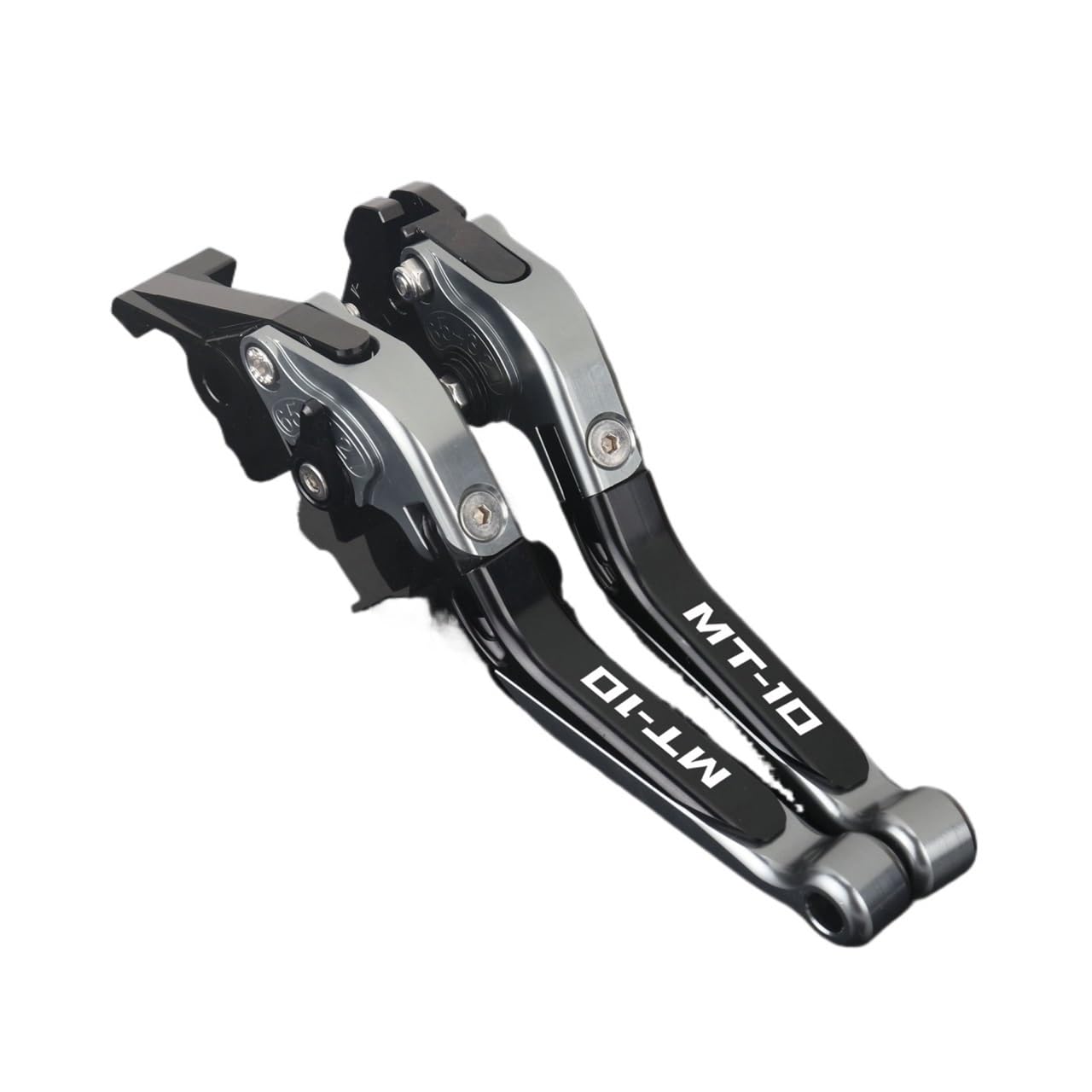 Xgdsetsrg 2016-2020 Grayc For Ya&Maha Mt-10 Fz10 Mt10 2016-2020 Motorcycle Brake Lever Clutch Set Adjustable Folding Handle Guard Levers