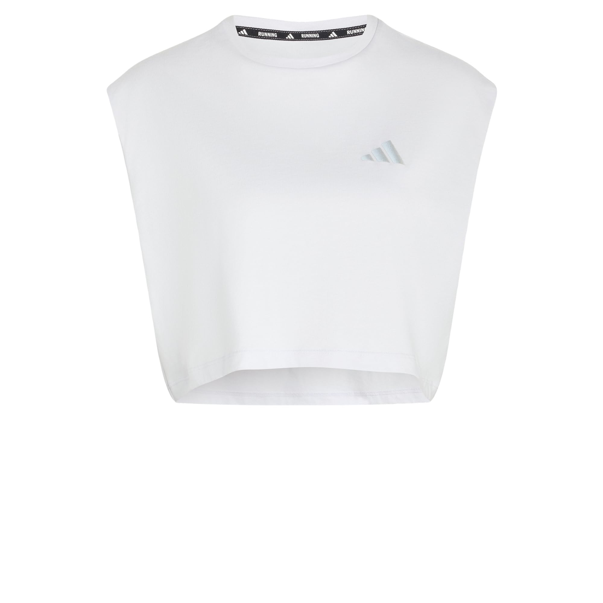 adidas Women's Adi365 Running Essentials Crop Shirt, Frozen Purple, XXS