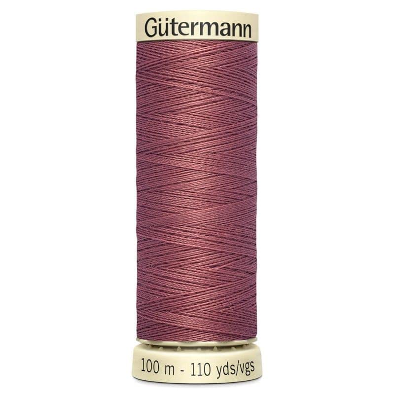 GutermannSew All Polyester Thread, 100 Mtr, Dusky Pink (0474), 5.5 x 1.8 x 1.8 cm