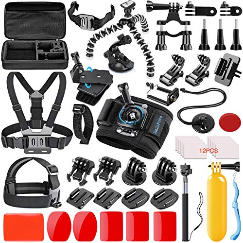 SmilePowo 42-in-1 Action Camera Accessorries Kit Mount for GoPro Hero 8 Max 7
