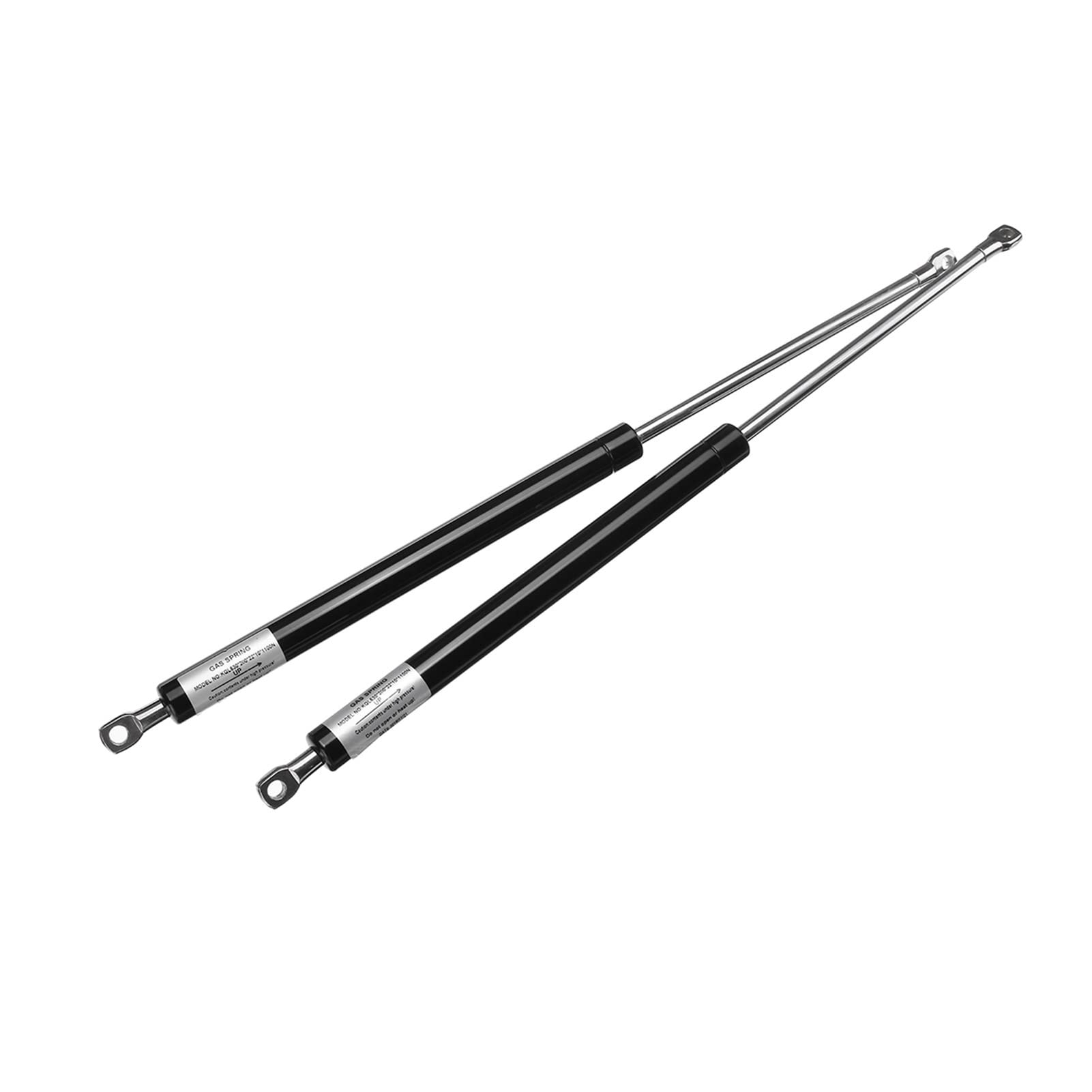 SUNYANG Summer solstice 2pcs 530mm 600-1200N Shock Lift Strut Support Bar Gas Spring Lift Up Pneumatic Support Fit For Ottoman Storage Bed Car Boat Bus (Color : 800N)