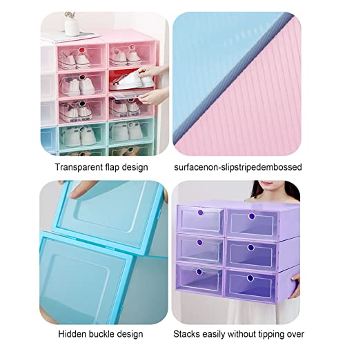 Wttfc Set di 6 Scatole per Scarpe, Contenitori