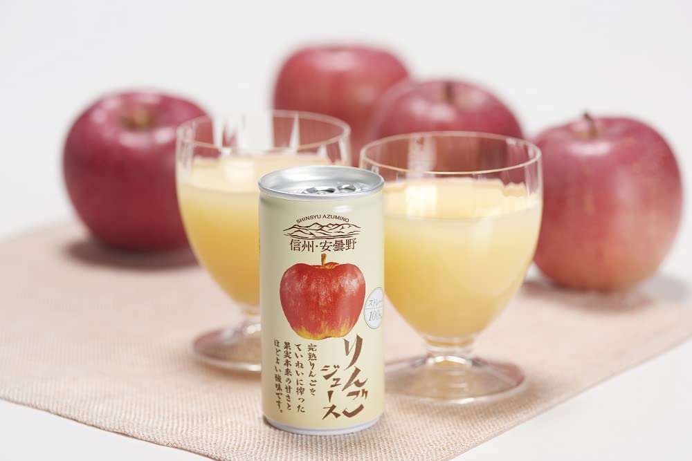 Amazon.co.jp: ゴールドパック ストレート 信州・安曇野りんごジュース