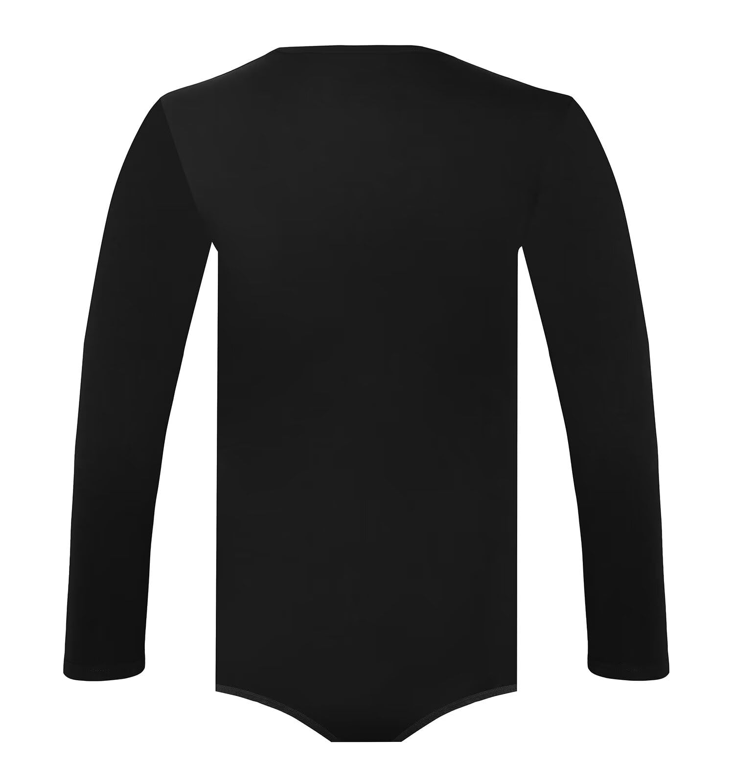 Landofgenie Herren Langarm Body aus Baumwolle Atmungsaktiver Onesie für Haus & Freizeit