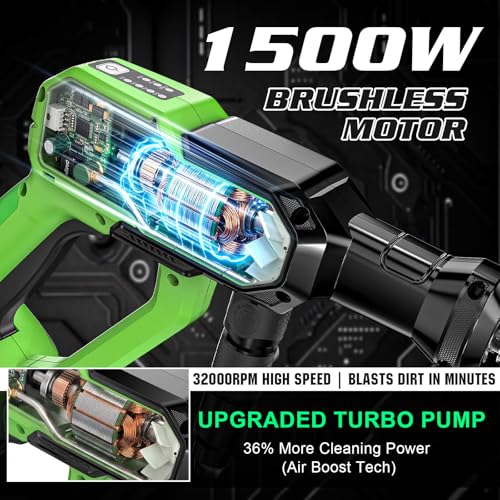 Image of Cordless Portable Washer for Car,Brushless Battery Operated Handheld Washer