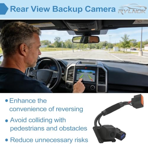 Image of Rear View Backup Parking Assist Camera Compatible with Hyundai Sonata 2015 2016 2017 Replace OE Number GB5Z-19G490-C GB5Z-19G490-A