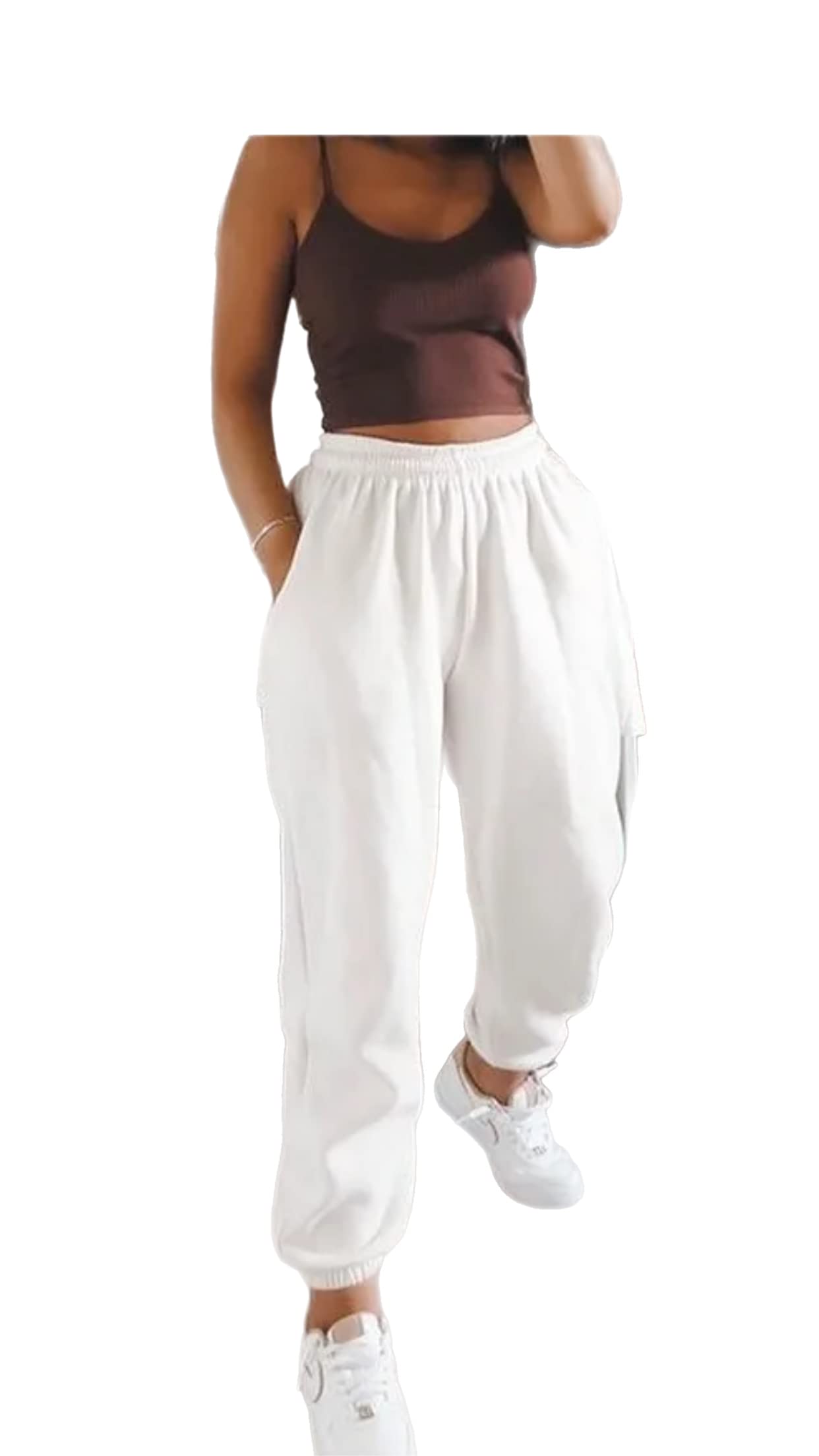 seemeinthat Womans Ladies Fleece Joggers Bottoms Active Lounge Gym wear Tracksuit Trousers