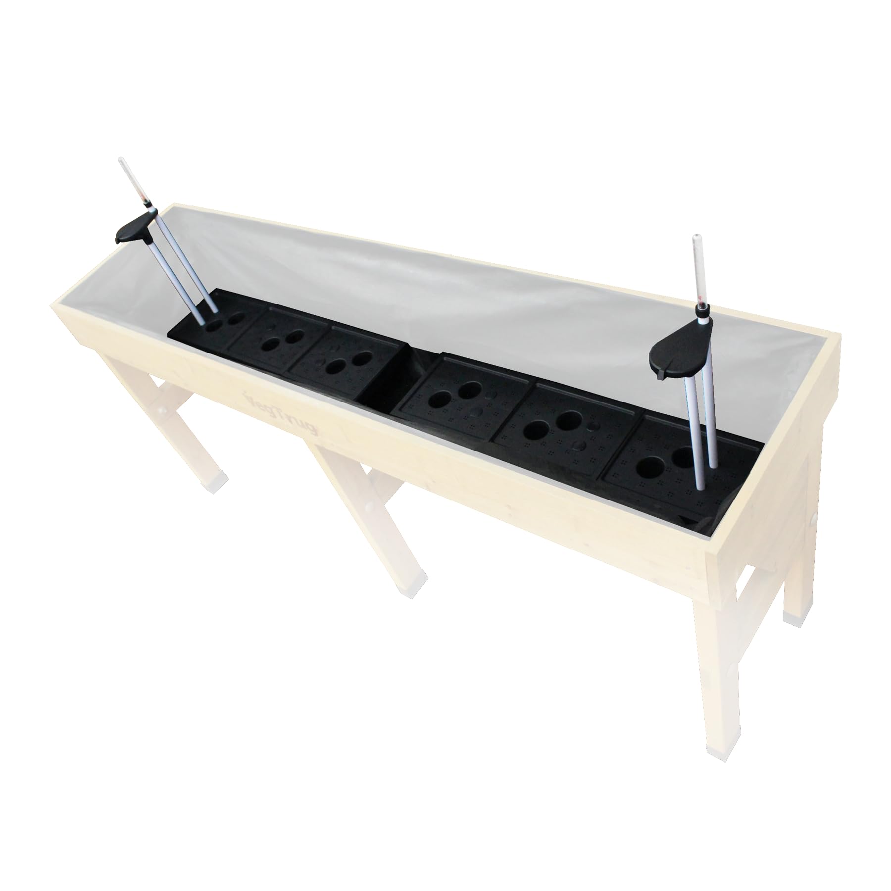 VegTrug Self Watering Kit for VegTrug Wall Hugger 1.8m, Black
