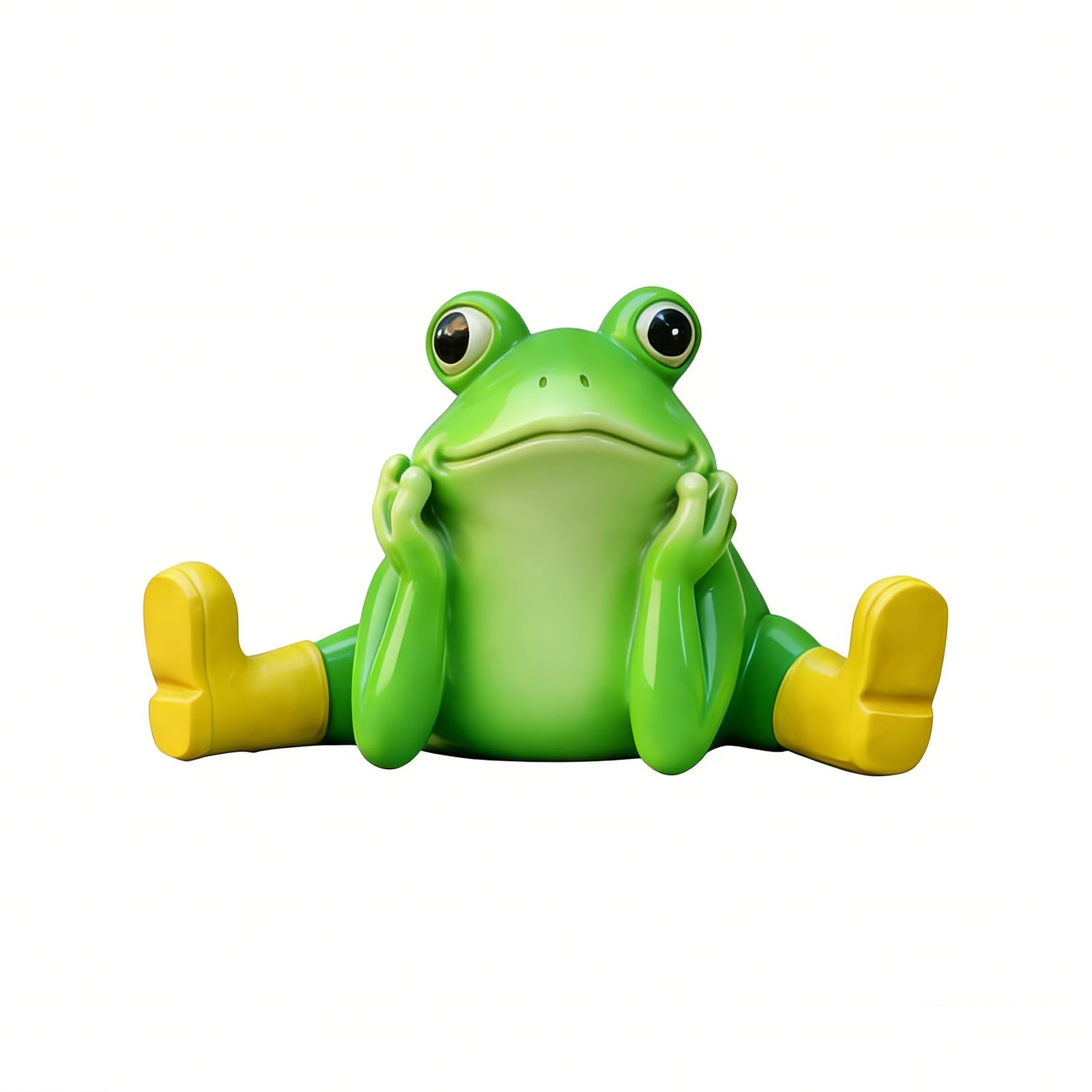 alloneslife Miniature Frogs Figurine Plant Decoration for Pots, Frogs Garden Decors Statue Planter Huggers for Flower Ornament Outdoor Plant Hanging Decors