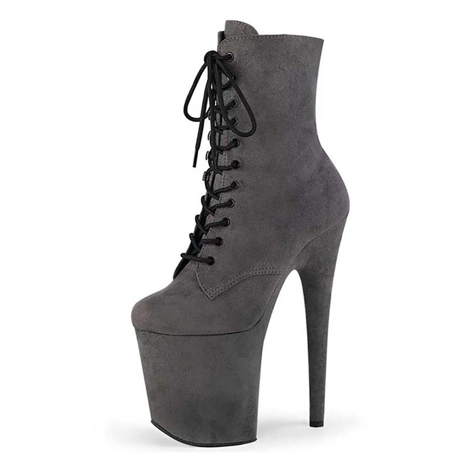 GXNRHG Buty damskie na platformie Party Wysokie obcasy Buty Buty do tańca 20 cm szpilki, 8-calowe buty do tańca Scena imprezowa na obcasach, botki