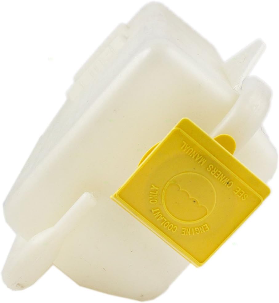 AutoandArt Replacement Coolant Overflow Tank Recovery Bottle - Compatible with 1991-2001 Jeep Cherokee & 1991-1992 Jeep Comanche - Metal & HDPE - SUV, Truck - Coolant Tank
