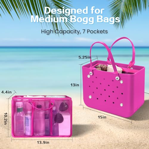 Image of XYFuuee Beach Bag Organizer Insert Divider for Medium Bogg Bag Accessories