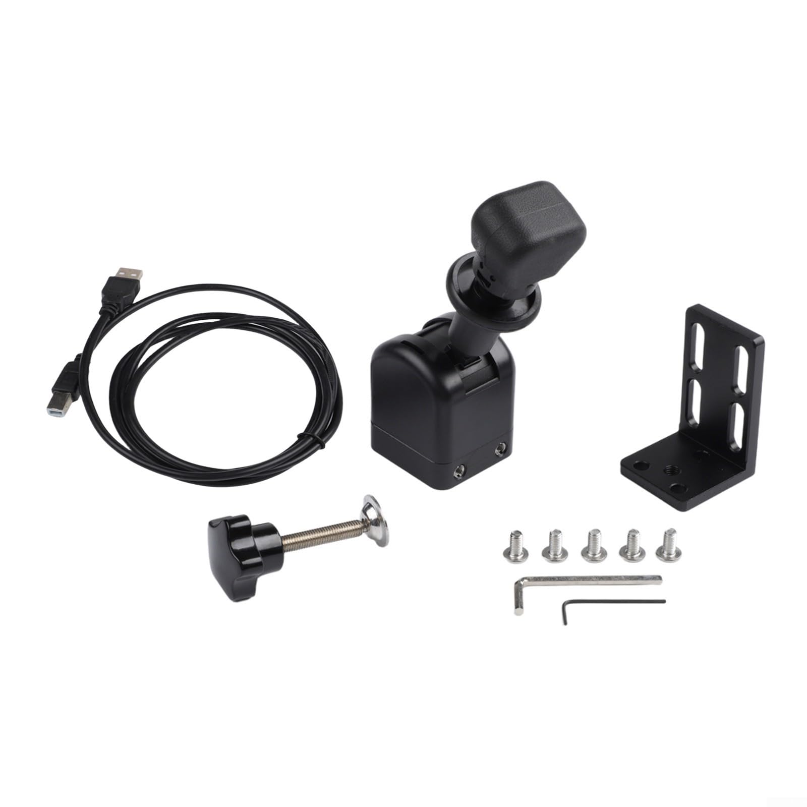 Freno de mano Sim Racing basado en PC con simulación lineal de 14 bits, soporte USB para Logitech para G27 G29 G920 G923 y T300 T-GT compatibilidad con ruedas