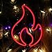 ENUOLI Fiamma Neon Sign LED Luci al Neon Lampada al Neon Red Neon Light Neon Parete Art Batteria/USB Alimentato al Neon Light Segno della Parete Luce al Neon per Bambini Camera da Letto Living Room