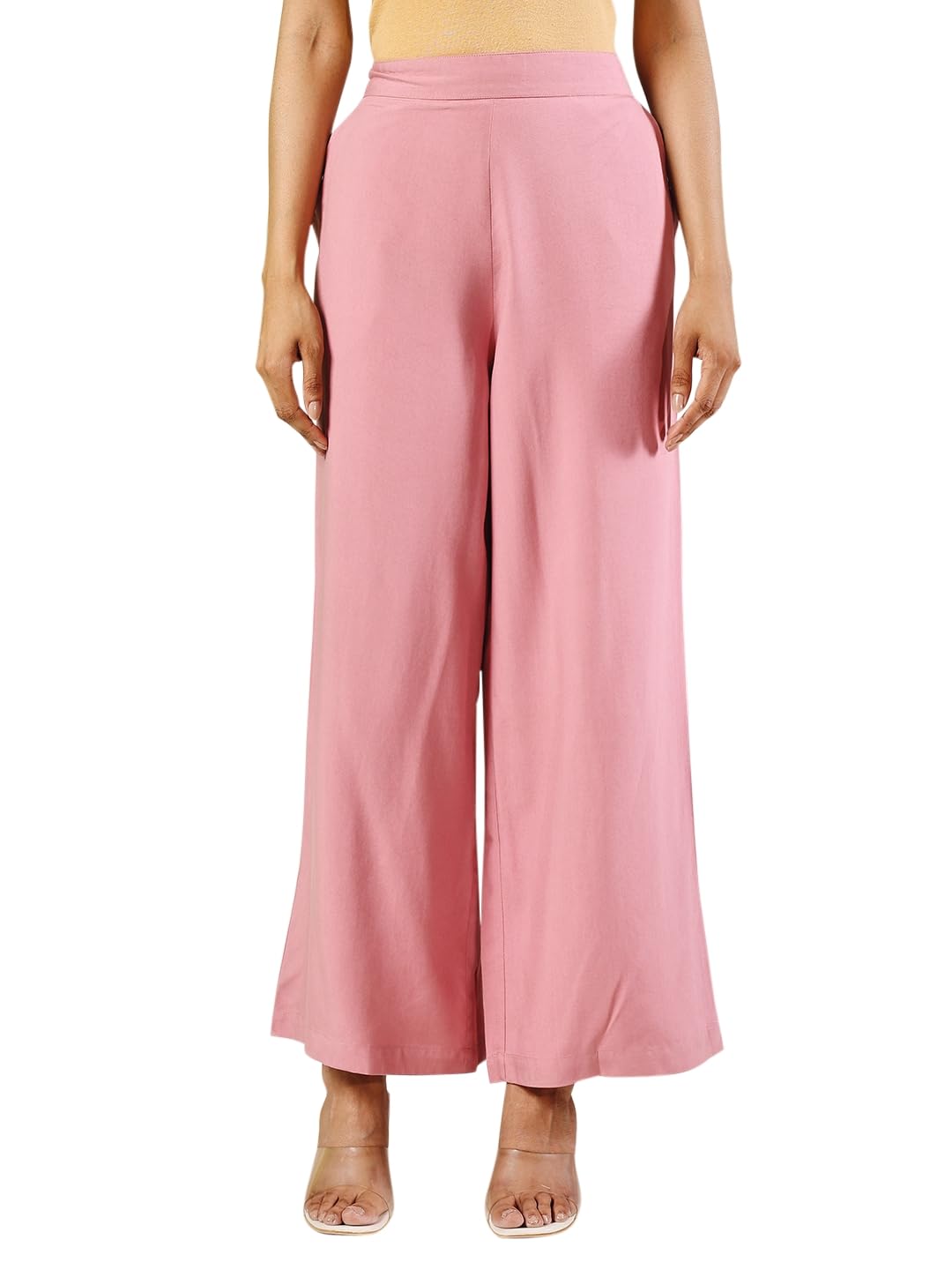 fiorra Women's Rayon Solid Palazzo-picture-45