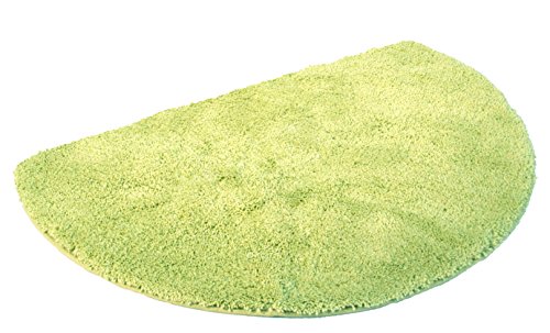 Mesana J-10005/33 kiwigrün Duschmatte, Mikrofaser, Kiwi, 50x80 cm halbrund