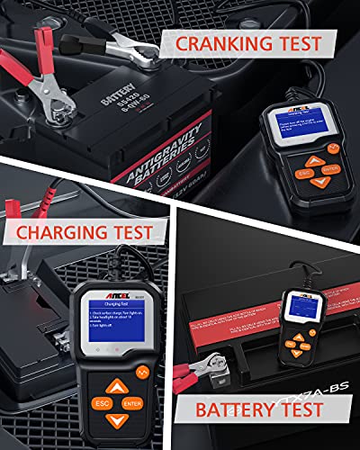 ANCEL BA301 6 V 12 V Batterij Belasting Tester Auto Dynamo Analyzer Starten Opladen Systeem Test Tool voor Motorfiets… - Afbeelding 4