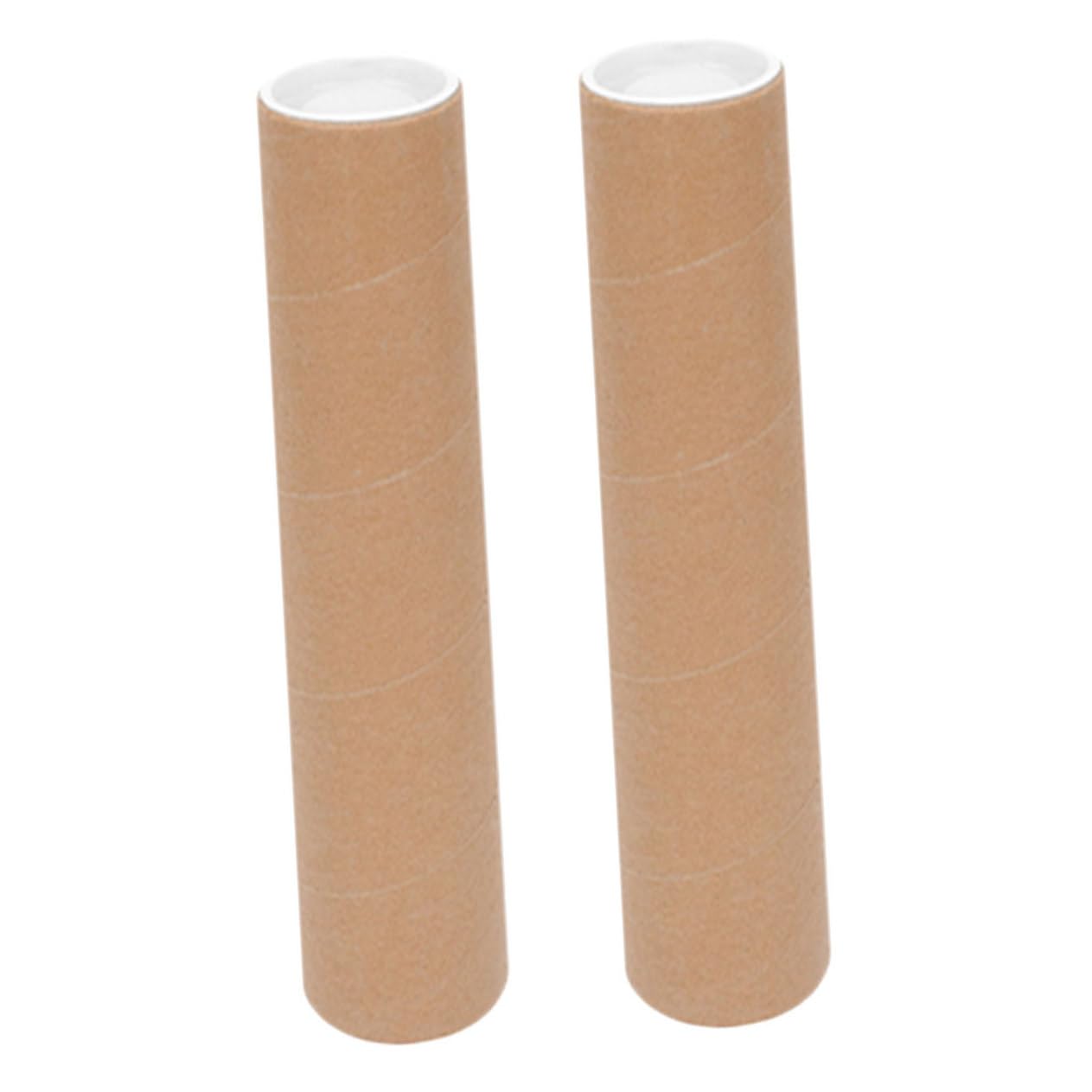 MUCKLILY 2pcs Heavy Duty Mailing Tube Shipping Container Lights Tubing Clear Mailing Tubes Coins Holder Poster Carrying Case Heat Shrink Tube Poster Storage Poster Tube Preroll Tubes Abs