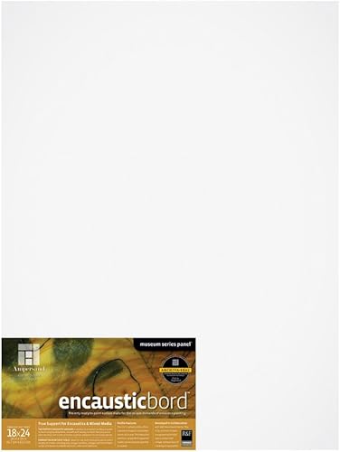 Miniatura 35 de Ampersand Art Supply Panel de pintura de madera: Serie Museo Encausticbord, cuna de 2 pulgadas, 8 "x 8