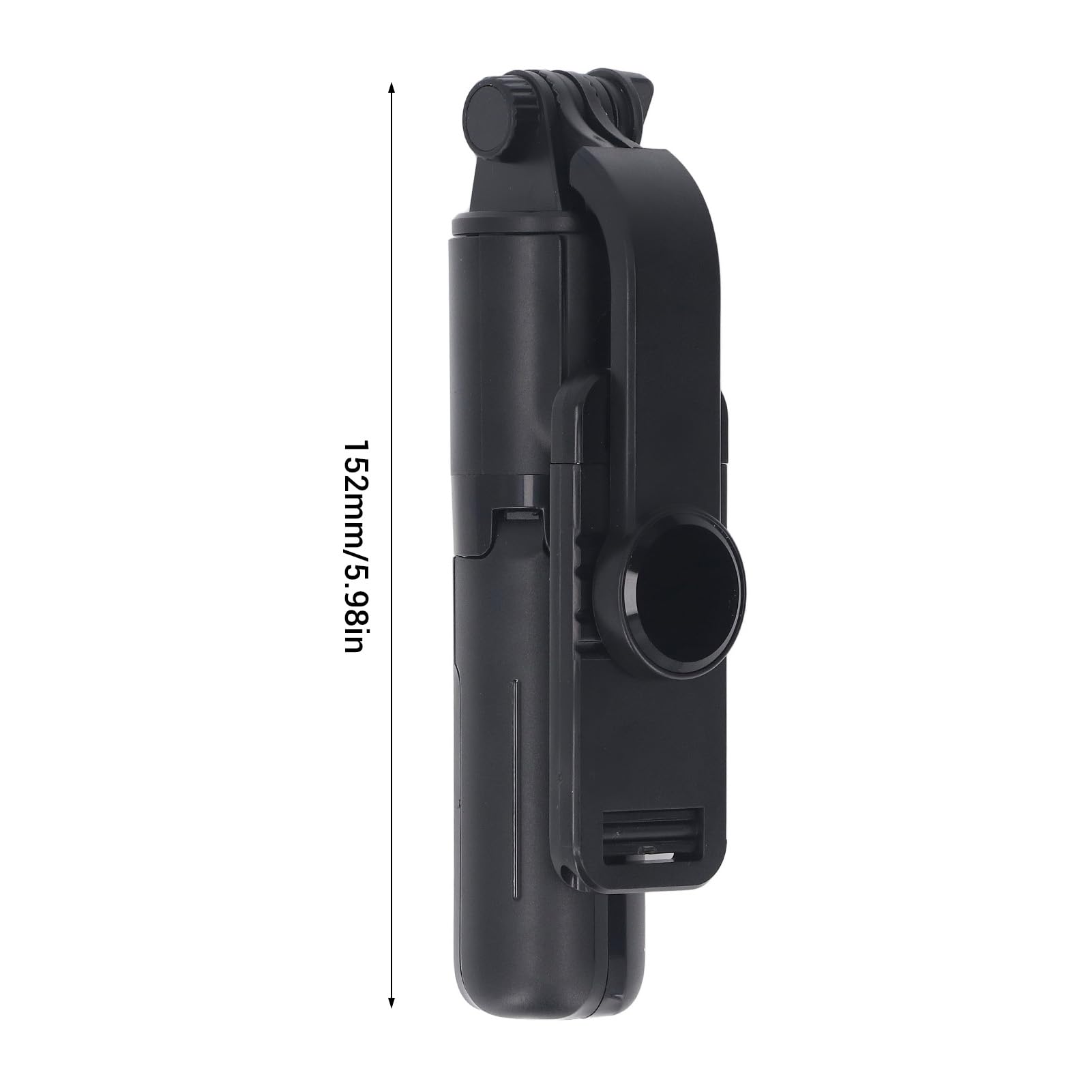 Stabilizzatore per Selfie Stick per Telefono con Telecomando, Treppiede con Rotazione a 360° per Registrazione Video in Streaming Live, Asta in Lega di Alluminio Estensibile da