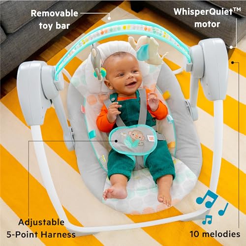 Bright Starts 11803 Portable Automatic 6-Speed Baby Swing thumb #7