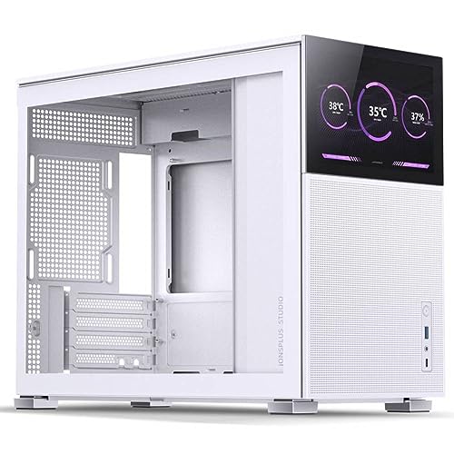 JONSBO D31 MESH Screen mATX Gehäuse, gehärtetes Glas, weiß