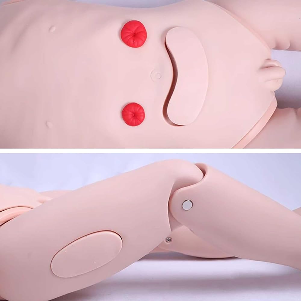 Manichino di addestramento infermieristico pediatrico, pelle sostituibile del torace per istruzione medica