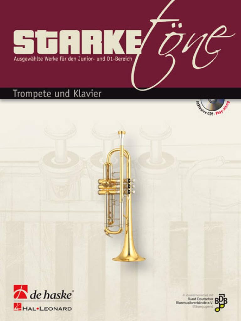 Trompette et clavier Starke Tone livre de musique pour s'exercer à la maison