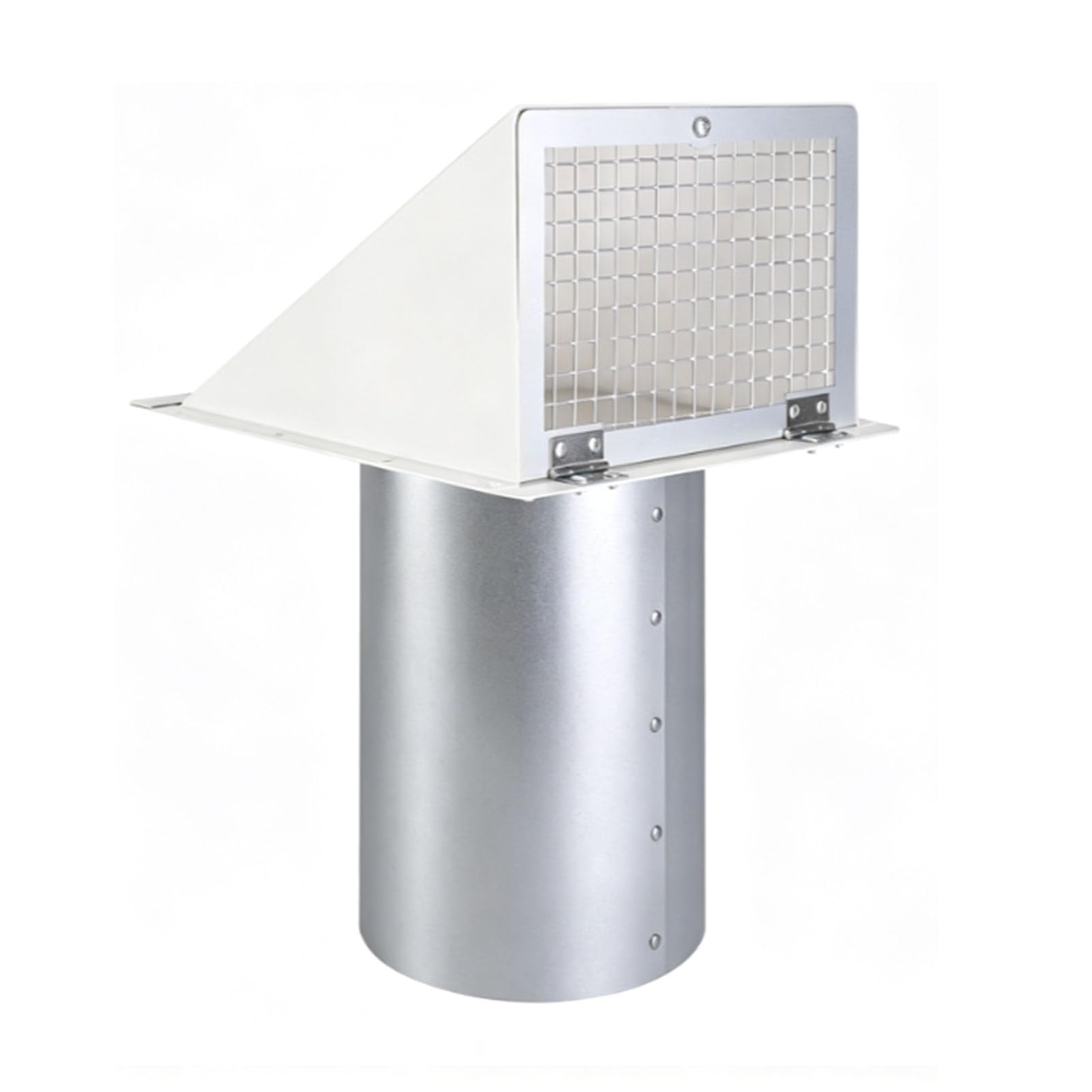 Annadue 4 Pulgadas Cubierta de Ventilacion de Secadora, Campana Exterior | Campana de ventilación para secadora con pantalla de malla, ventilación de pared para cocina, baño, garaje en sótano