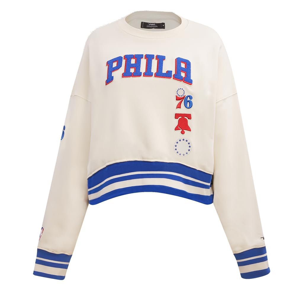 Pro Standard NBA womens Womens Nba Retro Classics Brushed Back French Terry Crewneck Sweatshirt