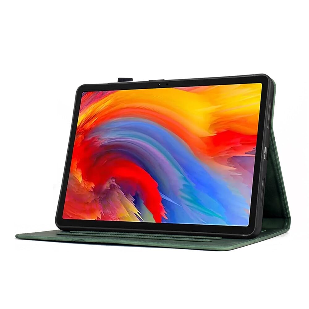 Generic Custodia compatibile con Samsung Galaxy Tab A 10.5 2018 SM-T590 T595 T597 (colore nero), motivo uccello fiore custodia a libro in pelle