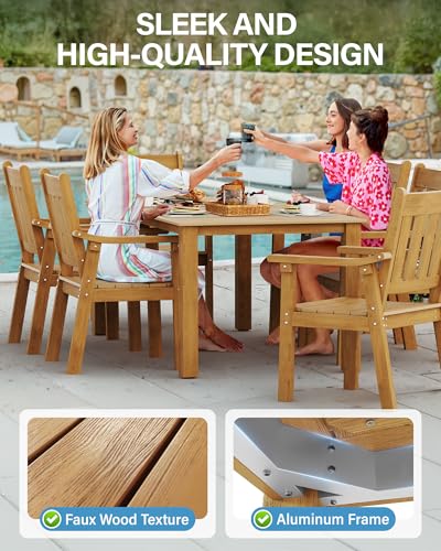 Luxury Outdoor Teak Dining Set