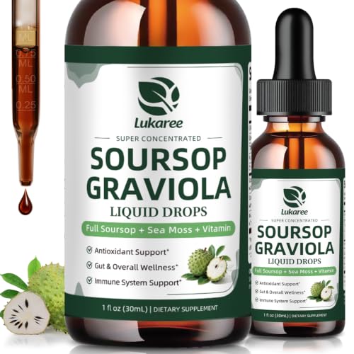 2 Pack Whole Soursop Graviola Leaf Extract Liquid Drop with Irish Sea Moss - image 1