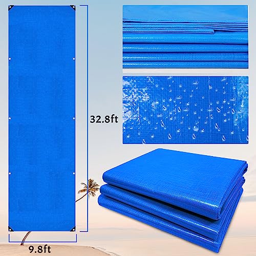 Lawn Water Slide, Heavy-Duty Water Slide Perfect for Adults and Kids, A Thrilling Water Slide Trap Suitable for Summer Party Outdoor Water Activities in The Backyard Lawn(26x9.8 FT)