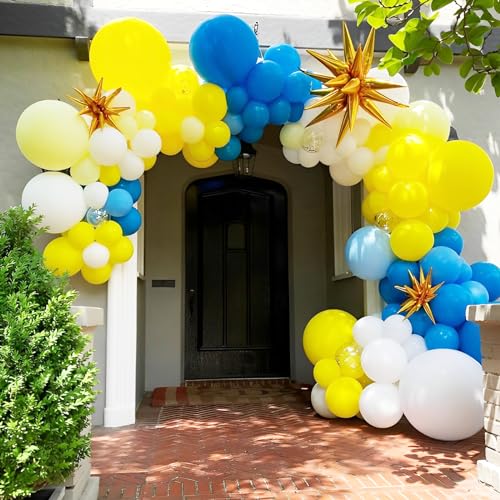 Image of Voircoloria Yellow Balloons, 66pack 12inch Yellow Latex Party Balloons for Graduation, Wedding, Birthday, Gender Reveal, Baby Shower, Anniversary, Sunflower and Honeybee Theme Party Decorations