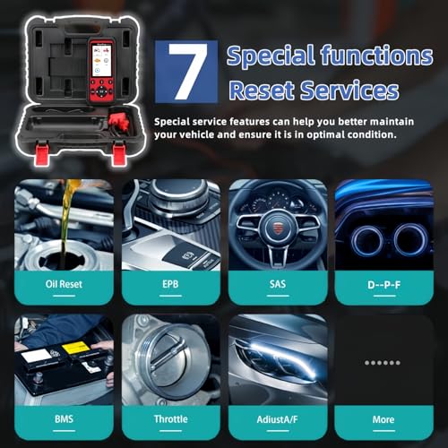 Autel MaxiDiag MD808 Pro OBD2 Scanner, All System Diagnostic Scan Tool, Upgraded of MaxiCheck Pro/MD808/MD806 Pro/MD802, 7 Reset Service Oil/D-F/EPB/SAS/BMS/Throttle, Auto Scan, Lifetime Free Update - Image 5
