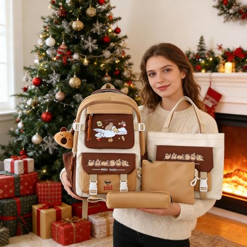 Sac à dos mignon Capybara pour les filles du primaire aux loisirs