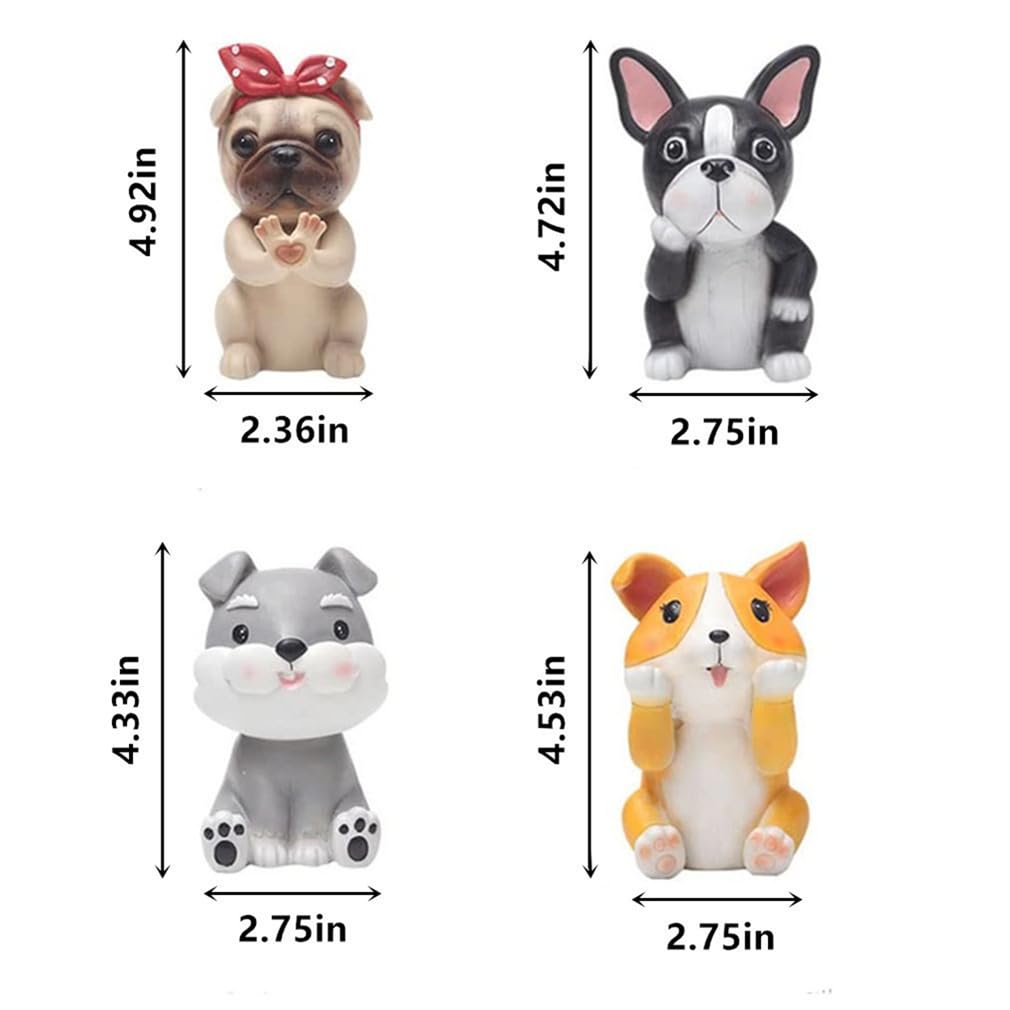 RURUOGUK Eyeglass Holder Glasses Display Stands Spectacles Holder, Home Office Desk Decorative Glasses Accessories (Corgi) - Image 3