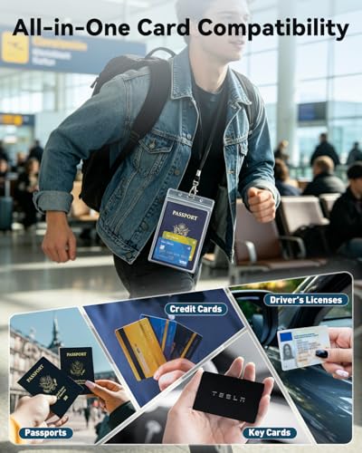Uniclife 3 Pack Passport Holders
