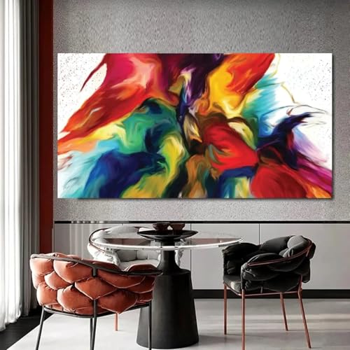 Décoration murale moderne pour grand mur de salon vide