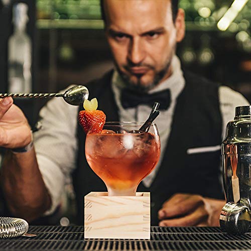 Surmounty Cocktail Set 15 Teiliges Bar Set, Drink Shaker Set Edelstahl Bar Zubehör, Barkeeper-Kit inkl. 750ml Cobbler… - Image 8