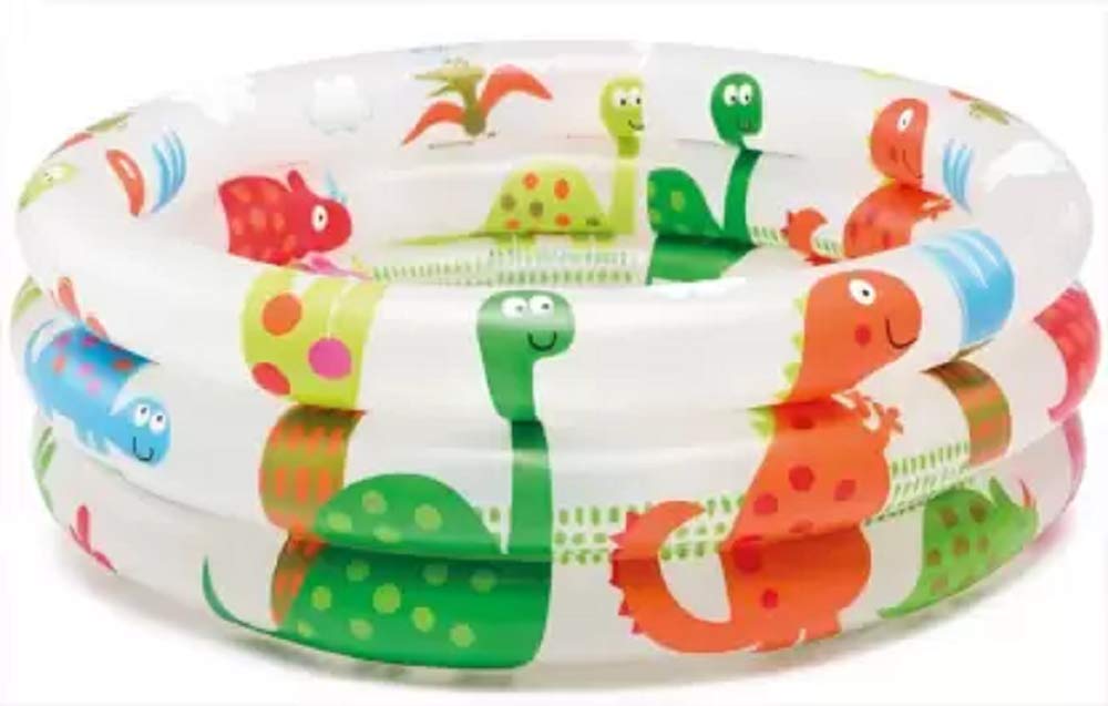 Intex ® Original Inflatable 2 ft Round 33L Multicolour Kids Swimming Pool Inflatable Swimming Pool (Multicolor)-image-43