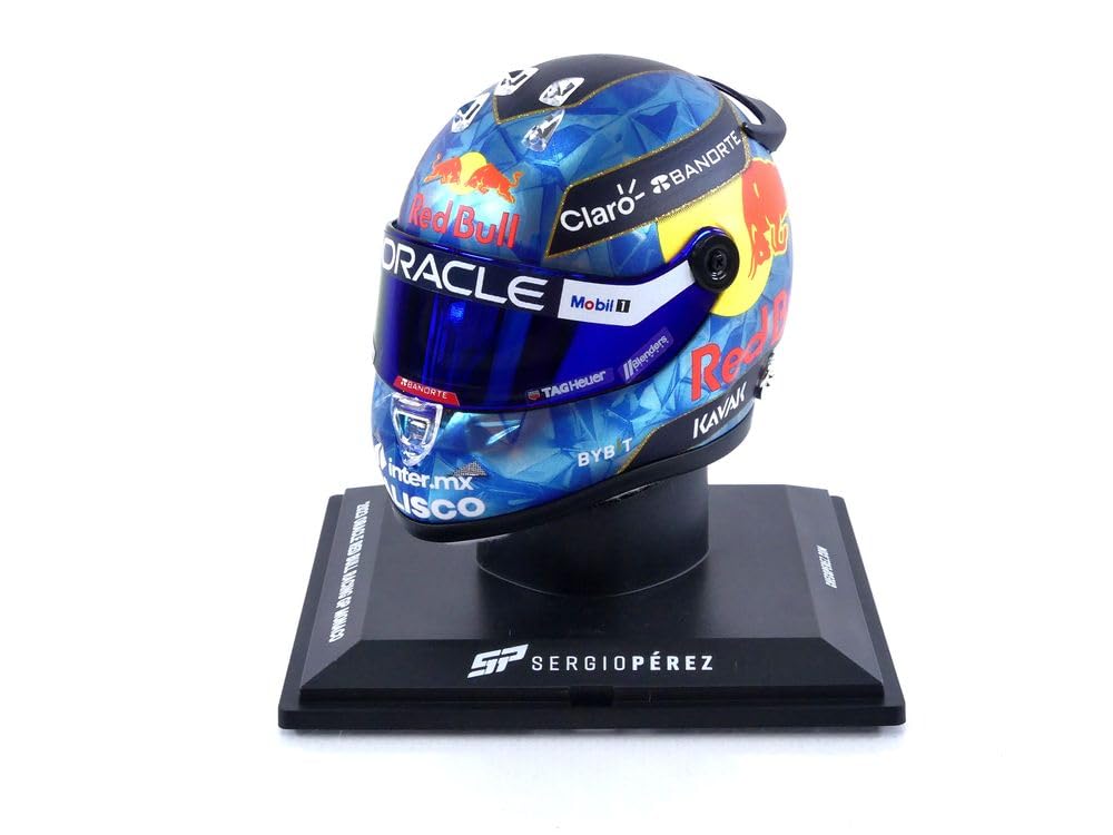 Mini casque 2023 Charles Leclerc à l’échelle 1/2 - Édition spéciale Monaco en Rouge | Ferrari