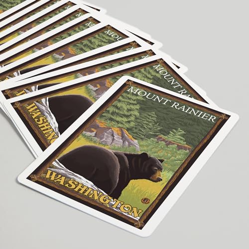 Baraja de Poker Lantern Press Black Bear, 52 Cartas miniatura 5